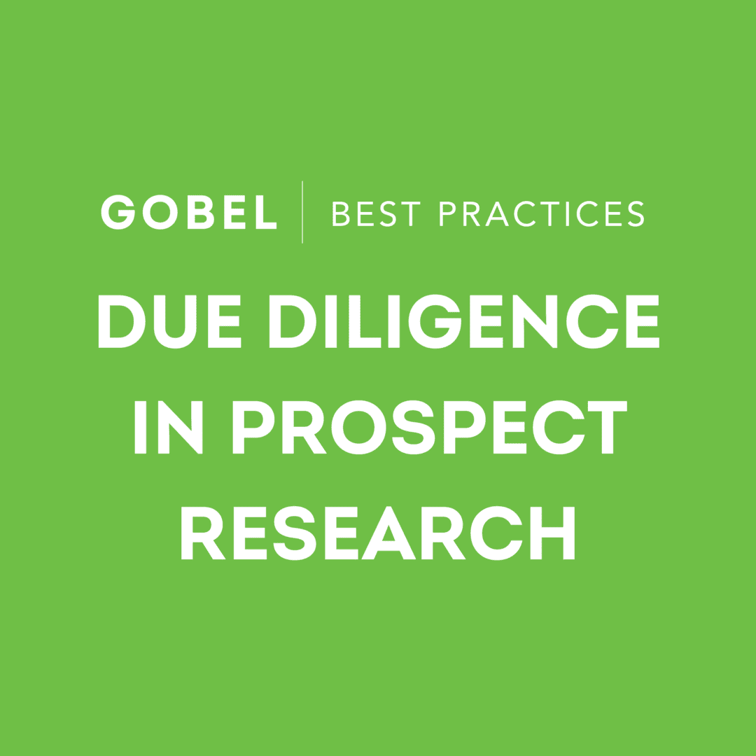 best-practices-due-diligence-in-prospect-research-gobel