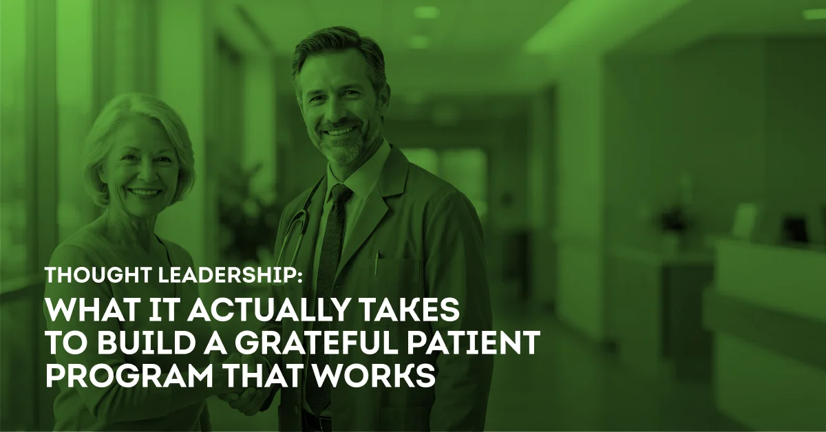 A Grateful Patient Shaking Hands With A Doctor In a Hospital.